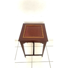 Imagem do Mesa de Jogos Maciça Imbuia Luiz XVI Marchetada