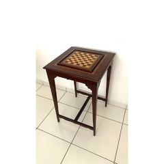Imagem do Mesa de Jogos Maciça Imbuia Luiz XVI Marchetada