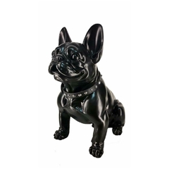 Escultura Decorativa Cachorro Bulldog Lindos Detalhes - comprar online