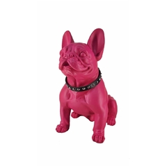 Escultura Decorativa Cachorro Bulldog Sentado - LUXdécor