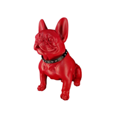 Escultura Decorativa Cachorro Bulldog Lindos Detalhes - loja online