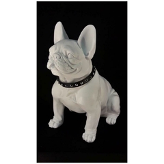 Escultura Decorativa Cachorro Bulldog Lindos Detalhes - LUXdécor