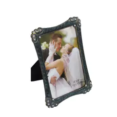 Porta Retrato Classico Decorativo Black Acabamento Formosa