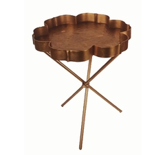 Mesa Lateral Maior Cobreado Tripé Decor Alto Padrão - comprar online