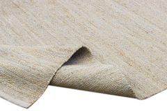 Tapete Fibra Natural Juta Prata 300x400cm Sustentável