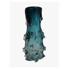 Vaso Murano Italiano Azul Design Relevo Formosa - comprar online