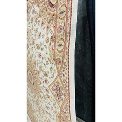 Tapete Persa Creme Design Medalhão 200x150cm - comprar online