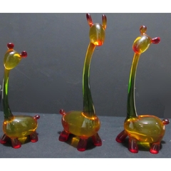 Enfeite Decorativo Girafas De Cristal Lindos Detalhes - comprar online