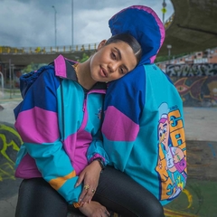 Chaqueta Take it easy Azul - comprar online