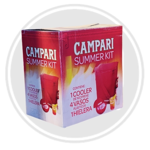 CONSERVADORA CAMPARI + 4 VASOS