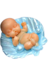 Molde de Silicone - Bebê na Concha de Frente 5cm