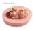 Molde de Silicone - Bebê Bumbum de Bruços com Pernas Afastadas 5cm