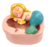 Molde de Silicone - Sereia Deitada de Lado 7cm - comprar online