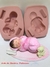 Molde de Silicone - Bebê Útero Bipartido 7,5cm - Biscuit da Lu
