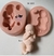 Molde de Silicone - Bebê Útero Bipartido 8cm - comprar online