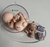 Imagem do Molde de Silicone - Bebê Útero Bipartido 8cm