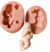 Molde de Silicone - Bebê Útero Bipartido 8cm