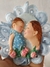 Molde de Silicone - Mamãe e Bebê 7x9,5cm - Biscuit da Lu