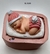 Molde de Silicone - Bebê Pompom na Almofada 7cm - Biscuit da Lu