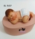 Molde de Silicone - Bebê de Bruços Gorducho com Fralda 7cm - Biscuit da Lu
