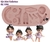 Molde de Silicone - Kit Mini Bailarinas 6cm