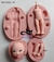 Molde de Silicone - Kit Boneca Doll 15 Bipartida 15cm na internet