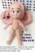 Molde de Silicone - Kit Boneca Doll 02 Corpo Inteiro 16cm + Olhos Resinados 410M na internet
