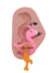 Molde de Silicone - Flamingo 8x4 cm
