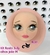 Molde de Silicone - Kit Rosto Jully 4cm + Olhos Resinados Jolie 2231M - comprar online