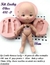 Molde de Silicone - Kit Boneco Lucky 13cm + Olhos Resinados 480P na internet