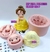 Molde de Silicone - Kit Boneca Nina Saia Princesa 10cm + Olhos Resinados 410P - comprar online