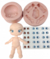 Molde de Silicone - Kit Boneca Nina 10cm + Olhos Resinados 410P na internet