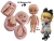 Molde de Silicone - Kit Completo Corpo Rosto Cabeça Boneca Doll Ori 14cm - comprar online
