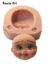 Molde de Silicone - Rosto Modelado Cabeça Cara Boneca Doll Ori Biscuit- 4,5cm