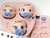 Imagem do Molde de Silicone - Kit Bonecos Unissex Trigêmeos 10cm + Chupetas + Olhos Resinados Variados