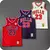 Kit 3 Regatas Bulls Vermelha Preta e Branca - comprar online