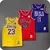 Kit 3 Regatas Lakers Amarela Bulls Vermelha e Usa Azul - comprar online