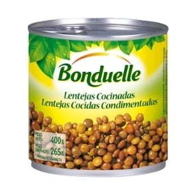 LENTEJAS COCINADAS - 400G - BONDUELLE