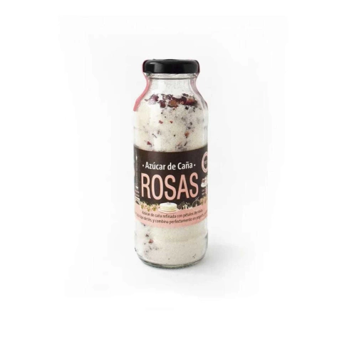 AZUCAR DE CAÑA CON PETALOS DE ROSA - 200GR - RICCO