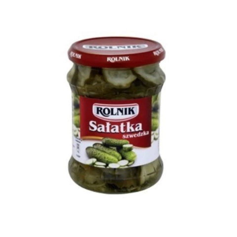 PEPINOS EN RODAJAS SALATKA - 500ML - ROLNIK