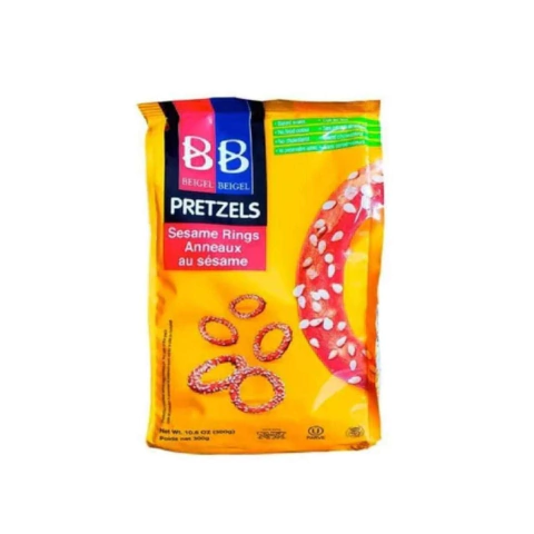 PRETZELS SESAME RINGS - 300GR - PRETZELS