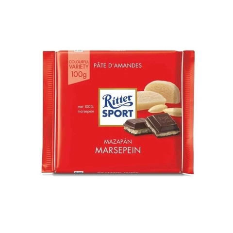 CHOCOLATE CON MAZAPAN DE ALMENDRAS - 100GR - RITTER SPORT