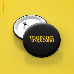 Botton Morena Tropicana na internet