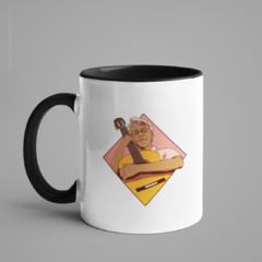 Caneca Caetano Veloso Alça e Interior Coloridos - XiqueXique