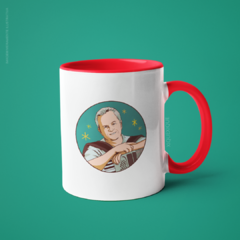 Caneca Flávio José Alça e Interior Coloridos - loja online