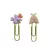 KIT 2 CLIPES BORBOLETA/FLOR 7,5CM