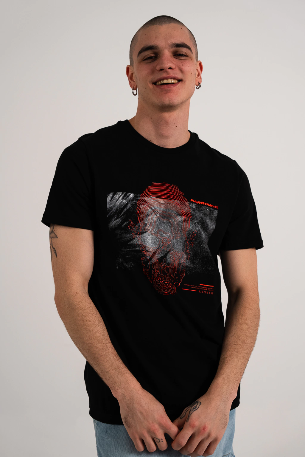 Skull Narrow : 068 Reg Tee - 01017-242 thumbnail 3