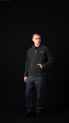 NARROW DENIM ORIGINAL REG ZIP HOODIE - 09501-251 en internet