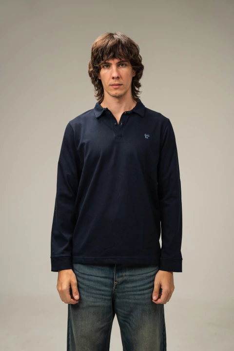 RAW BLOCK LONG SLEEVE POLO - 05502-261