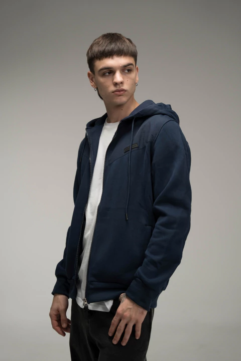 NARROW RAW NY. REG ZIP HOODIE - 09506-261